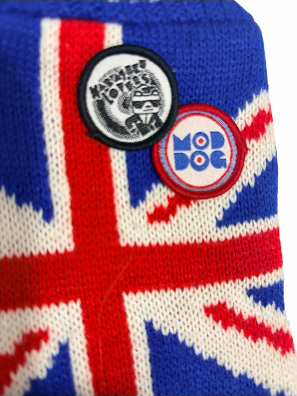 Union Jack Dog XS Sweater Mod Dog UK Britain British Flag 🇬🇧